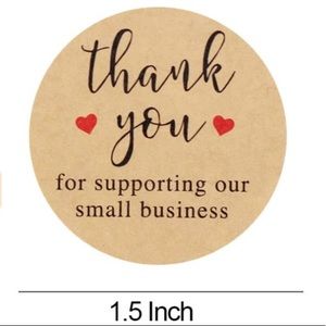 🛑SOLD🛑 Round Thank You Sticker
